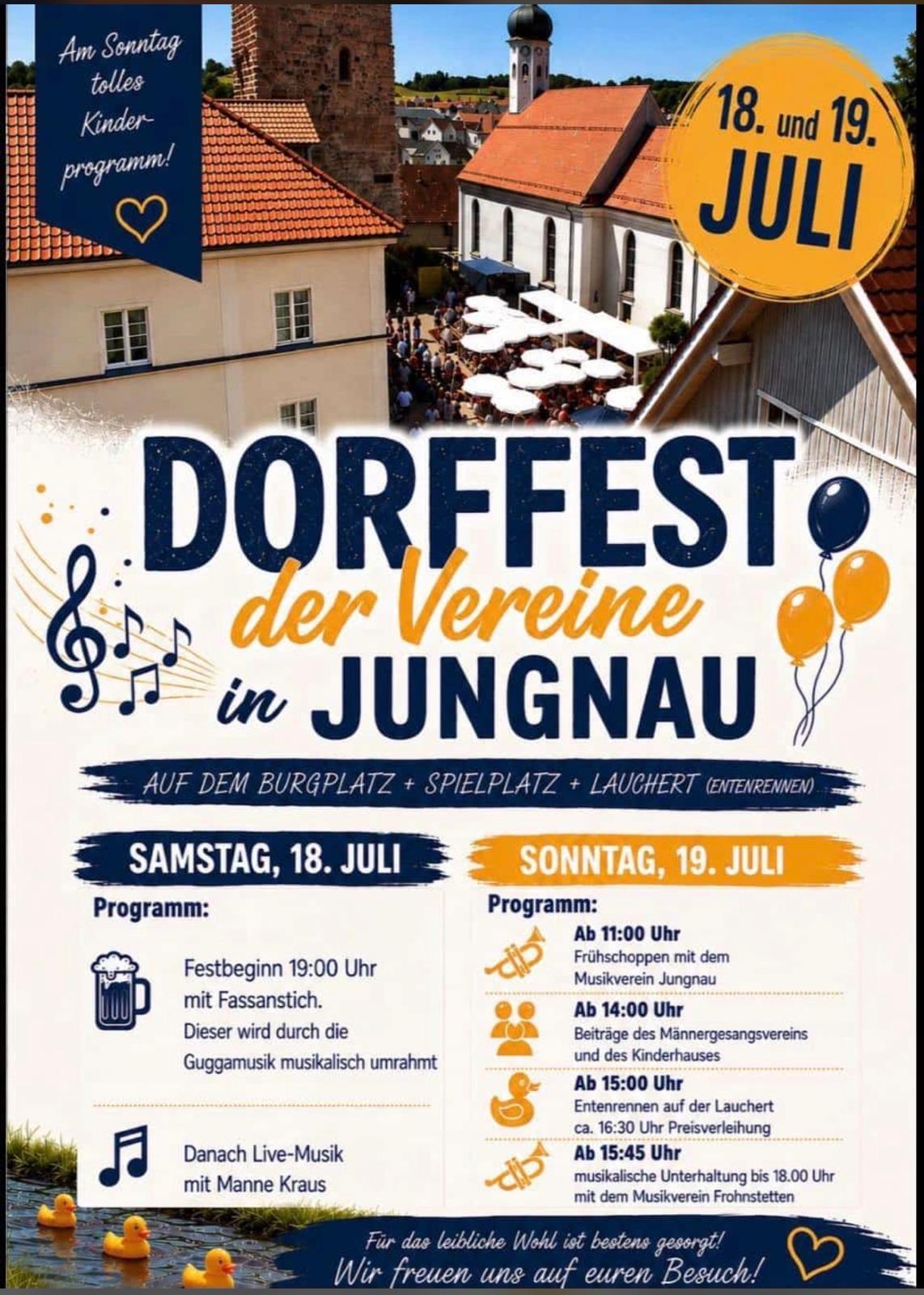 Dorffest auf dem Burgplatz