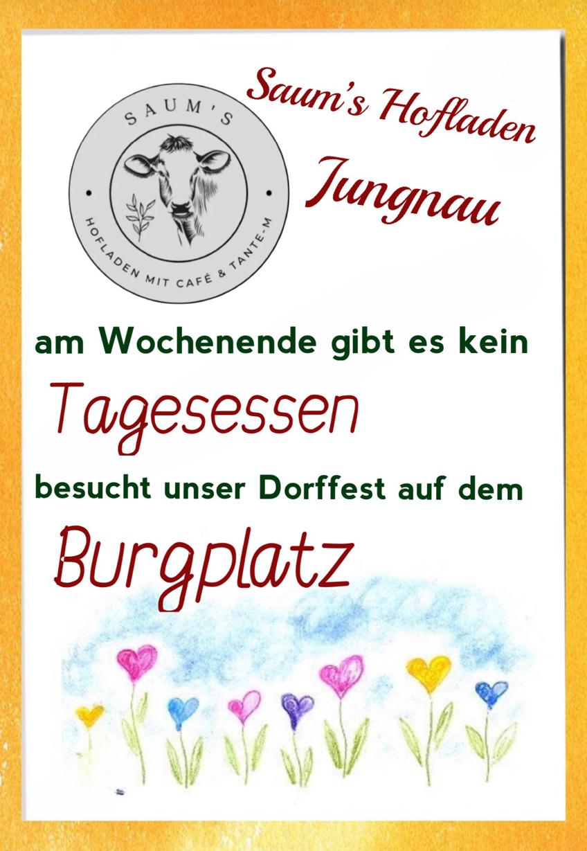 kein Tagesessen am Wochenende