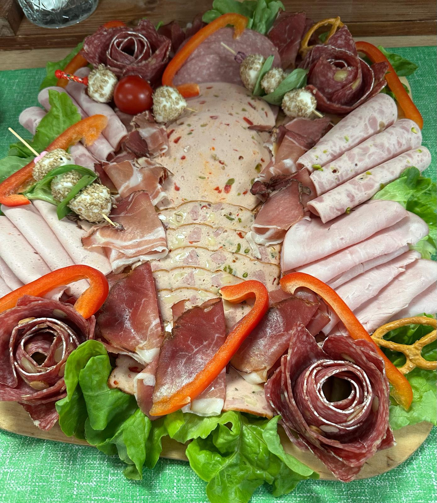 unser Buffet Wurstplatte